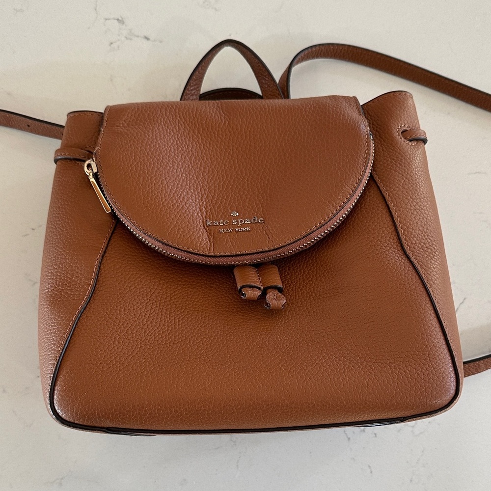 kate spade Brown Leather Mini Backpack